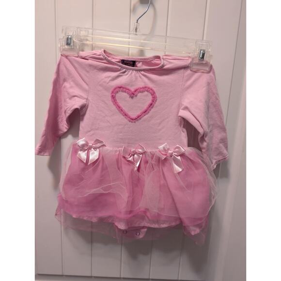 Childrens Place Ballerina Halloween Costume Pink Tutu Leotard Baby Girls 6-12M - Picture 1 of 6